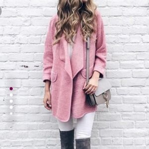 Goodnight Macaroon | 'Tami' Wrapped Open Cardigan, M